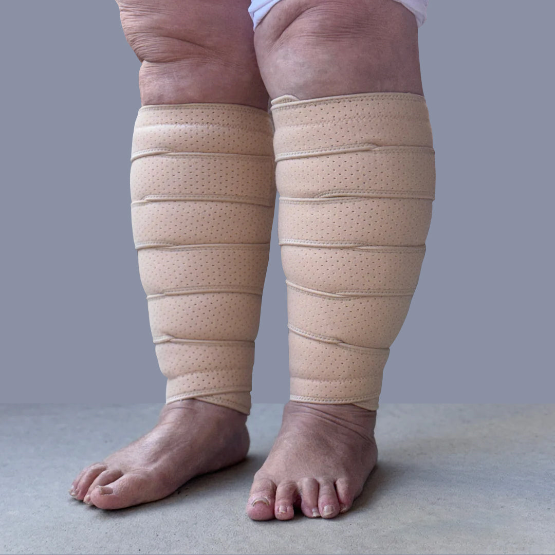 FlexWrap™ - The NEW Advanced Lymphatic Compression Technology for Big, Swollen Calves (1 wrap)